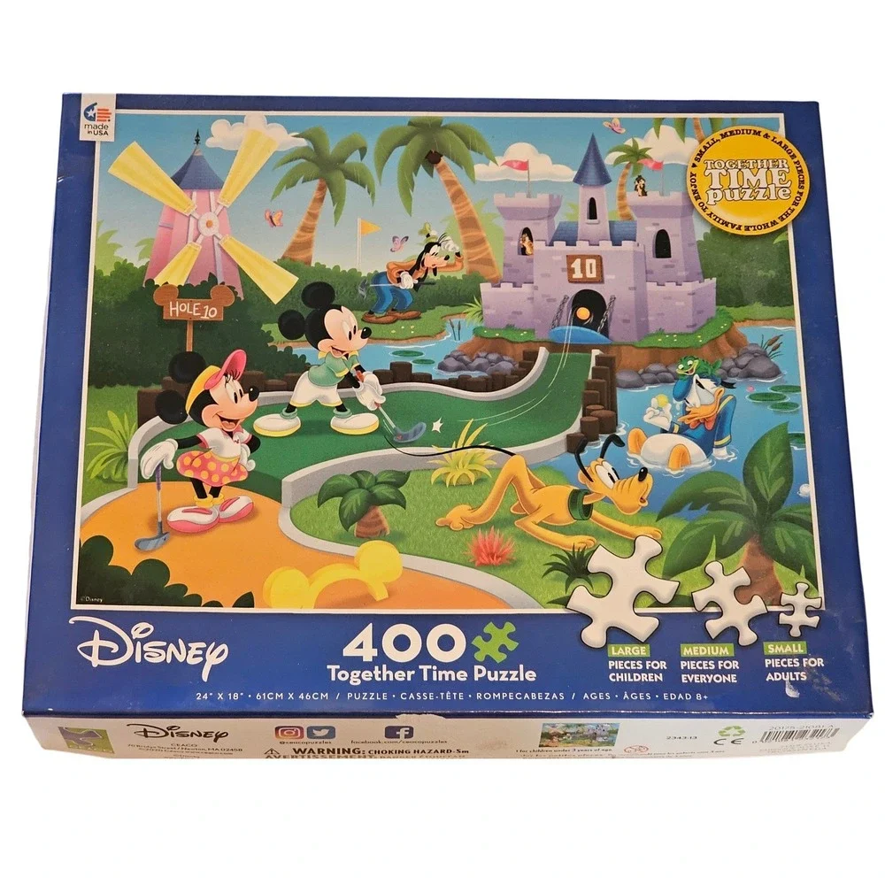 Disney Mickey Mouse Together Time‎ 400 Piece Family Jigsaw Puzzle Ceaco 42343